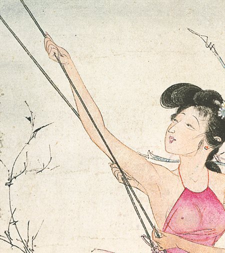 邙山-胡也佛的仕女画和最知名的金瓶梅秘戏图